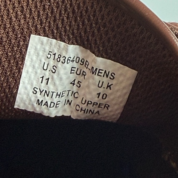 LEVIS Sneakers Faux Leather Lace-Up Shoes Boat Shoes Loafers Size 11 - Picture 9 of 9